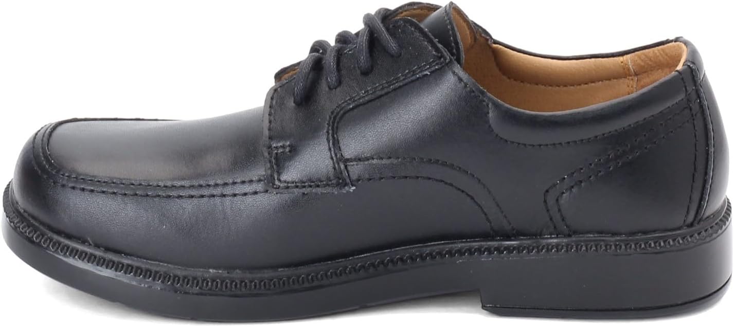 Florsheim Kids Billings JR Uniform Tie Oxford (Little Kid/Big Kid), Black, 12 M US Little Kid