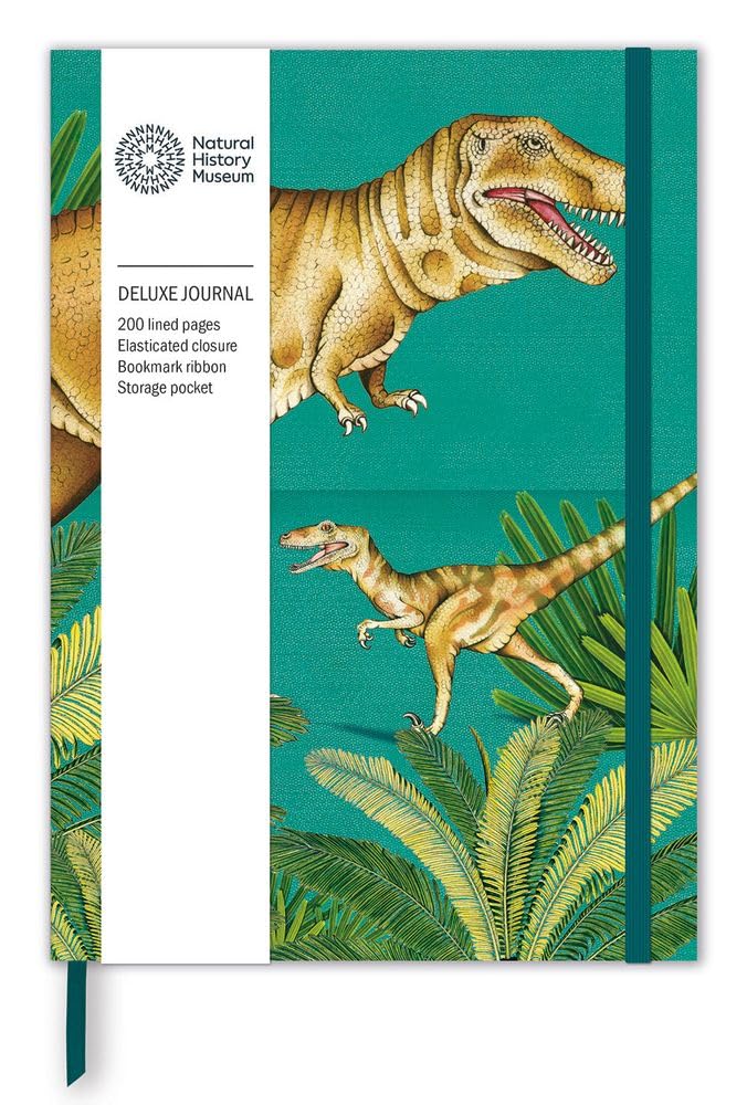 Natural History Museum Dinosaurs Deluxe Lined Journal
