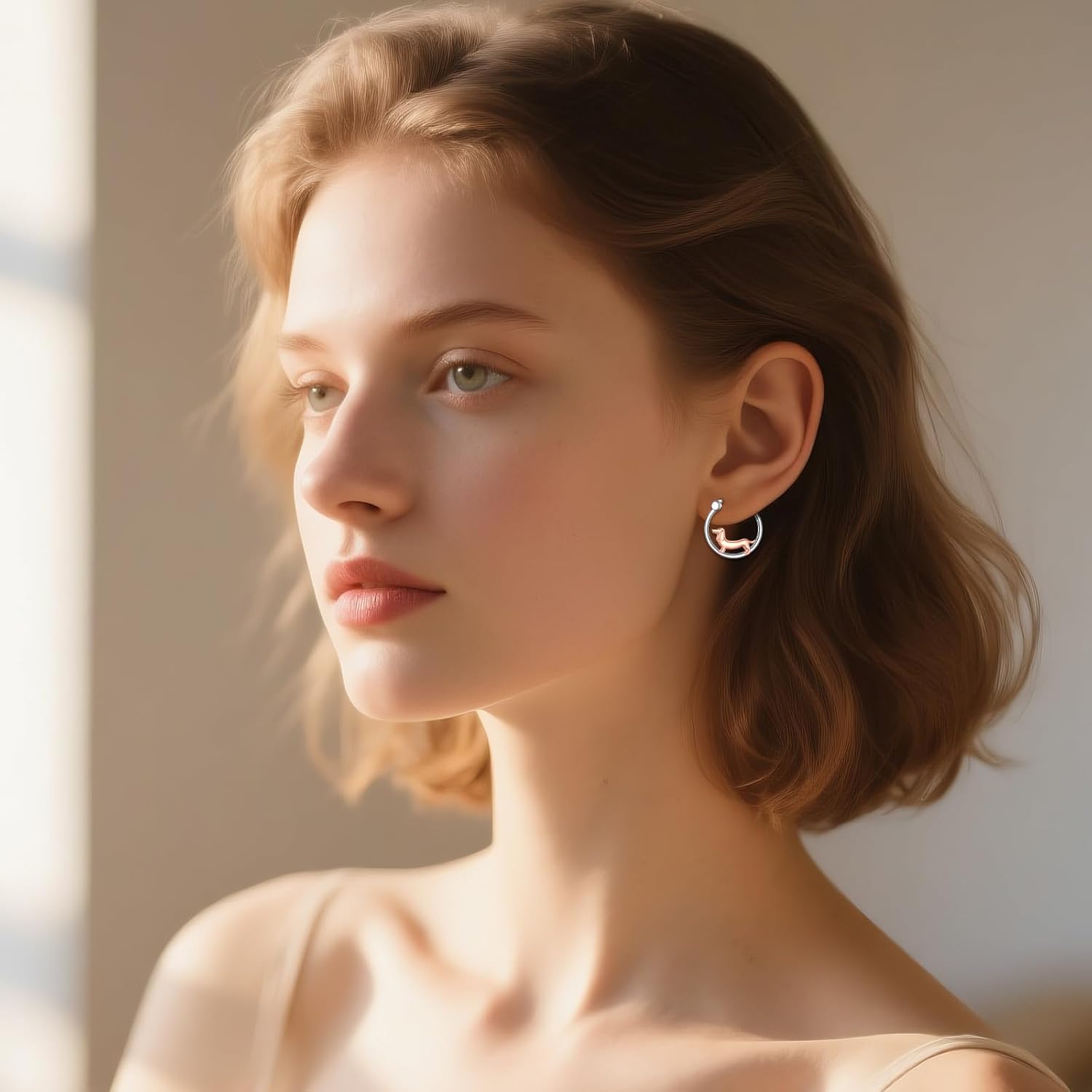 KZX Puffin/Axolotl/Penguin/Snake/Hummingbird Earrings for Women Sterling Silver Puffin Dangle Drop Earrings Animal Jewelry Gifts for Wife Mother Girlfriends - Image 3