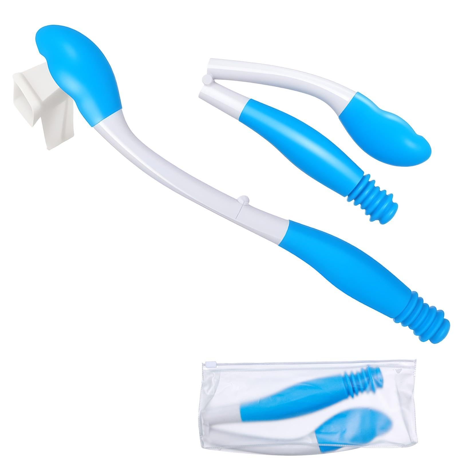 Porte-outils pour toilettes, lingette confortable à bras long, aide au nettoyage et auto-assistance pour le bain dans la vie quotidienne