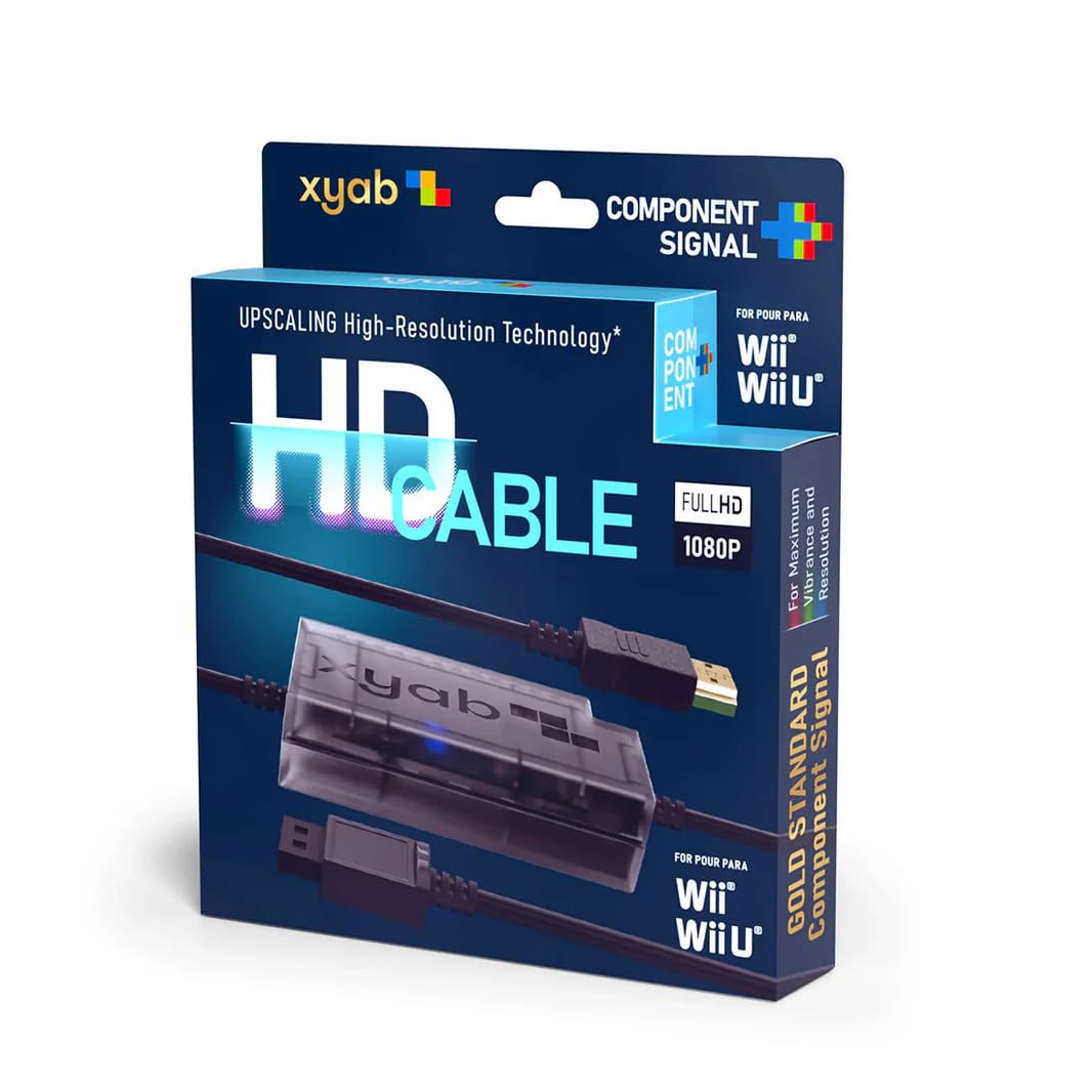 Amazon.com: XYAB Component+ HD Link Cable for Wii - Wii U - Full