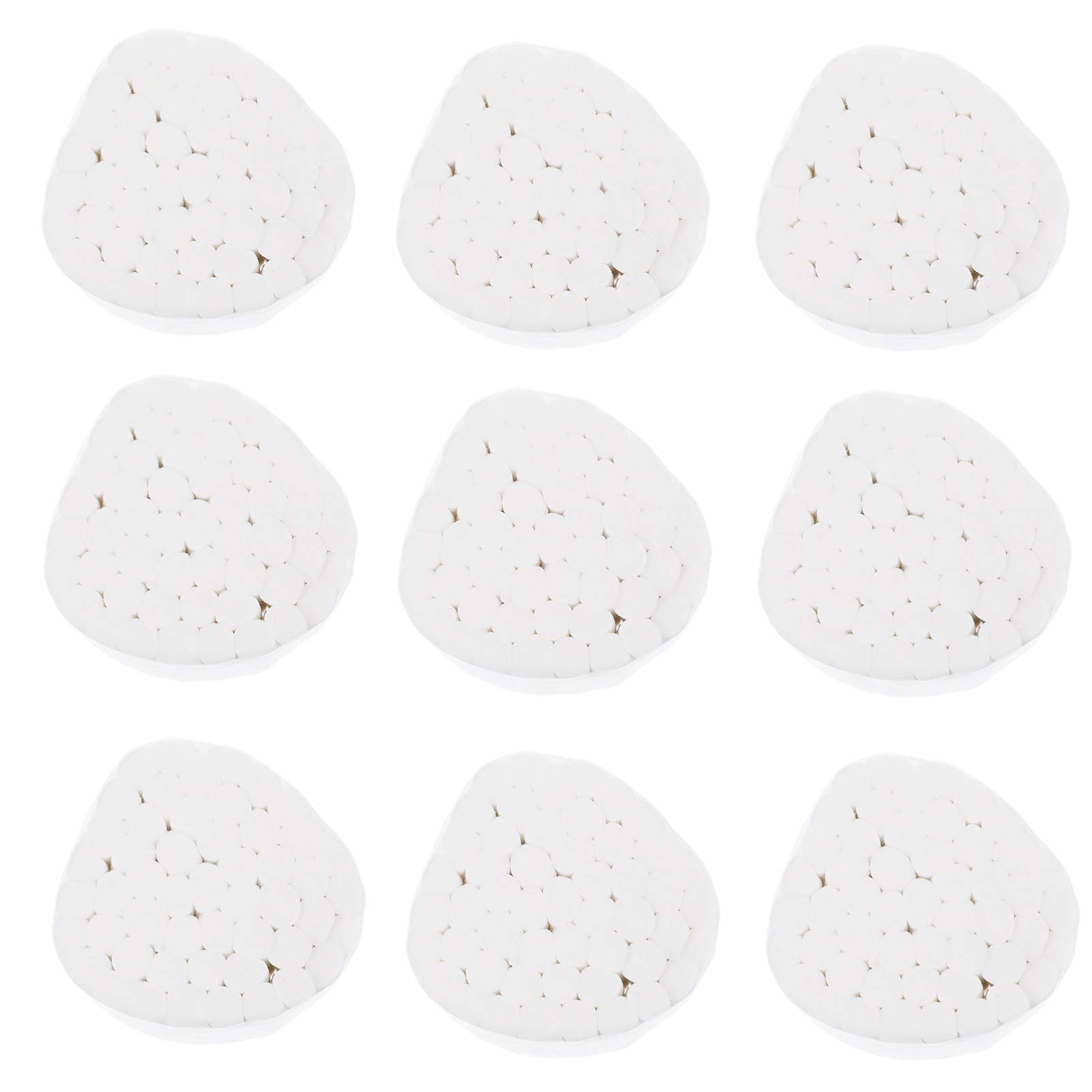 Scicalife 1000Pcs Rouleaux de Coton Dentaire Haute Absorbante Boule de Coton Roulée Tampons de Coton Bouchons de Nez pour Enfants Et Adultes Kit de Saignement de Nez Accessoires