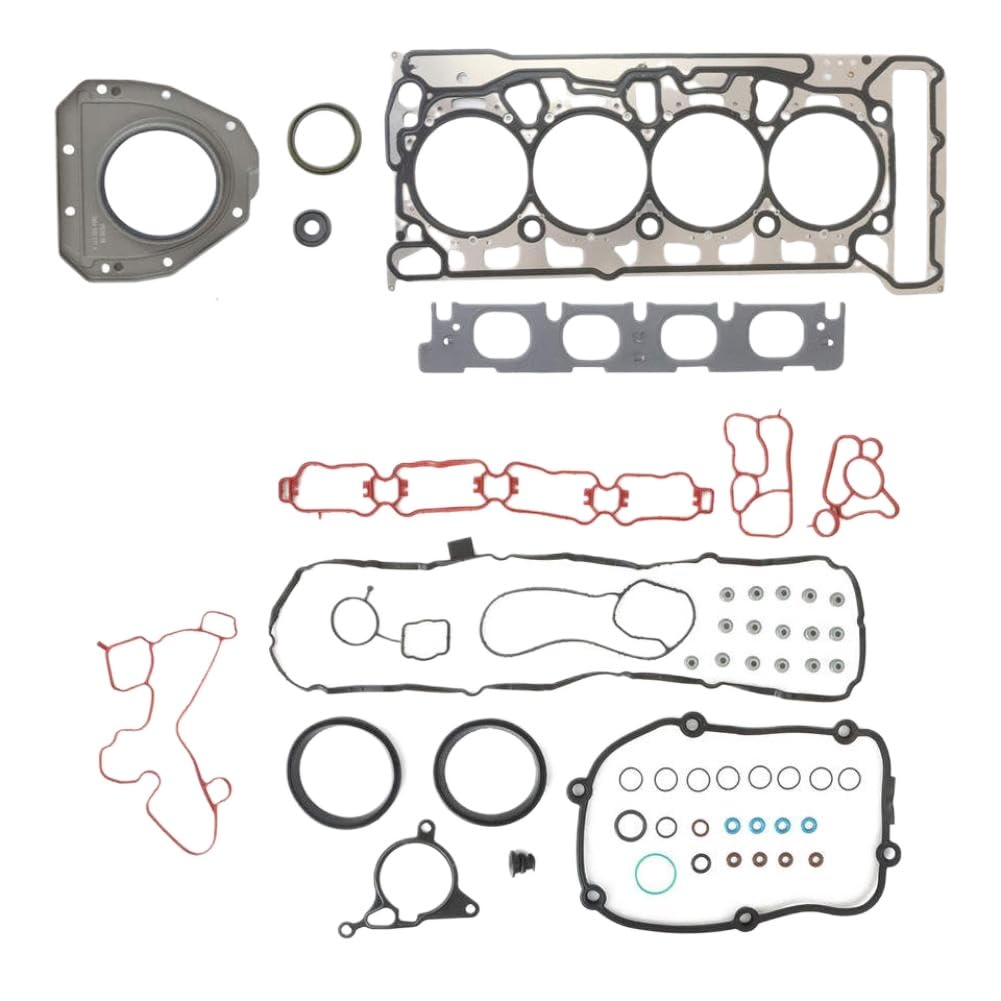 Kit di ricostruzione per revisione motore per motori EA888 1.8T con codici BZB CDA CDH - Include fasce elastiche e componenti di distribuzione - Diametro pistone 82,51 mm Diametro perno polso 23 mm