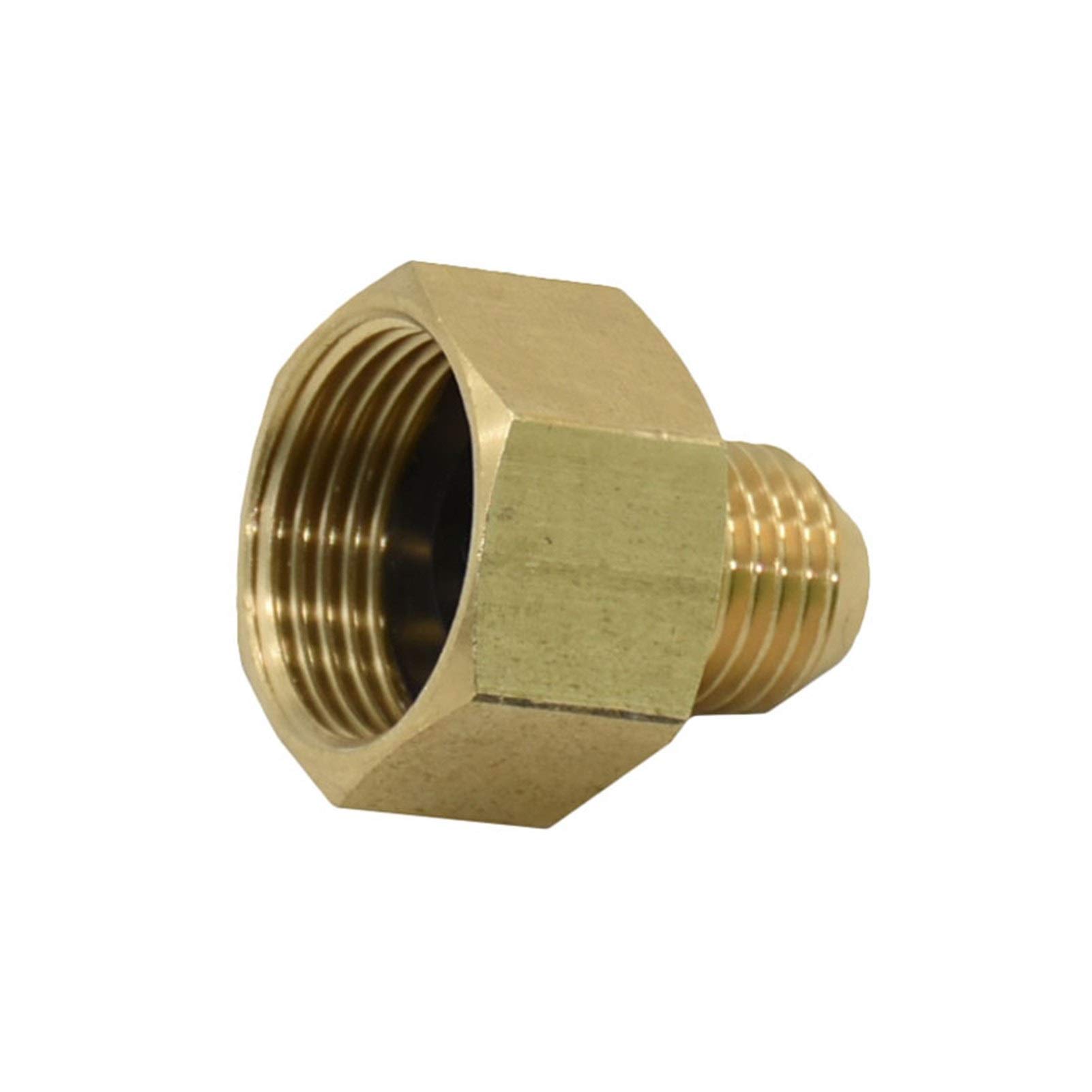 Conector de manguera Rosca externa M14 a M22 Rosca externa Unión roscada de latón Reparación de mangueras de lavadoras de alta presión Accesorios de grifo de jardín 20