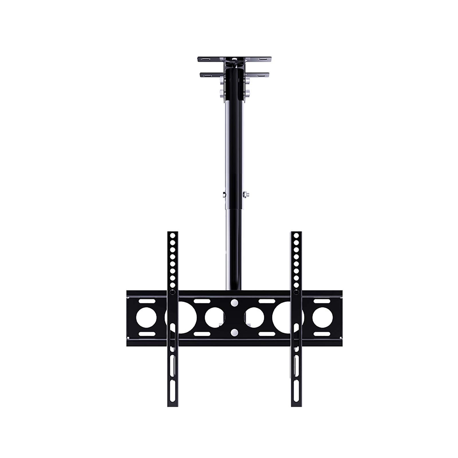 HPTHLY Tv Stand Tv Wall Mount Ceiling Tv Mount Bracket Tilt Swivel Tv Mount Fits 26-60 Inch Flat Panel Televisions Adjustable Height Max 400X400Mm Black,0.5-1M