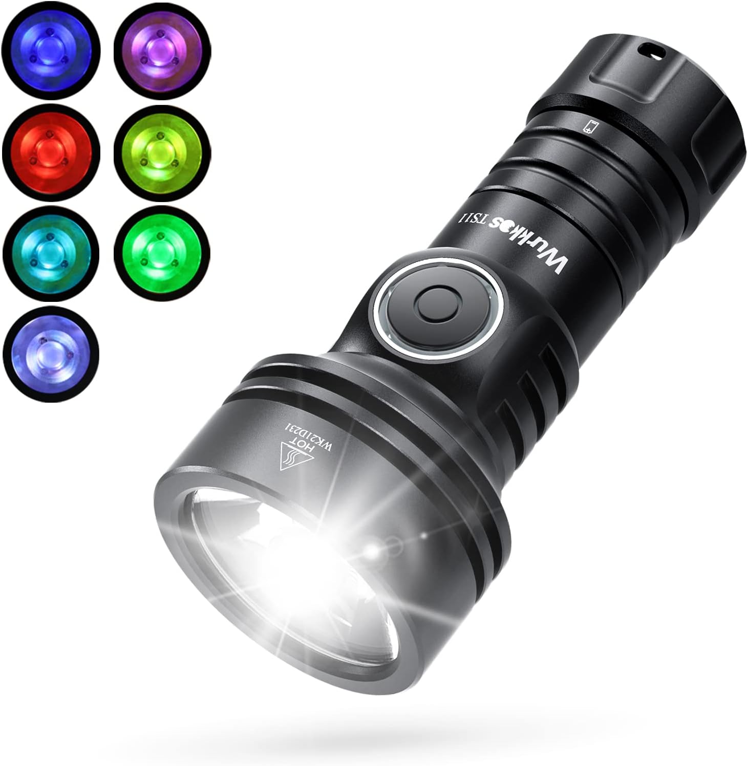 TS11 LED Torch Super Bright, High Lumens Flashlight with SFT40 LED, Max Throw 616M Outdoor Torches USB C Rechargeable Mini Flash Light with Anduril 2.0 UI, Suitable for indoor and Outdoor work
