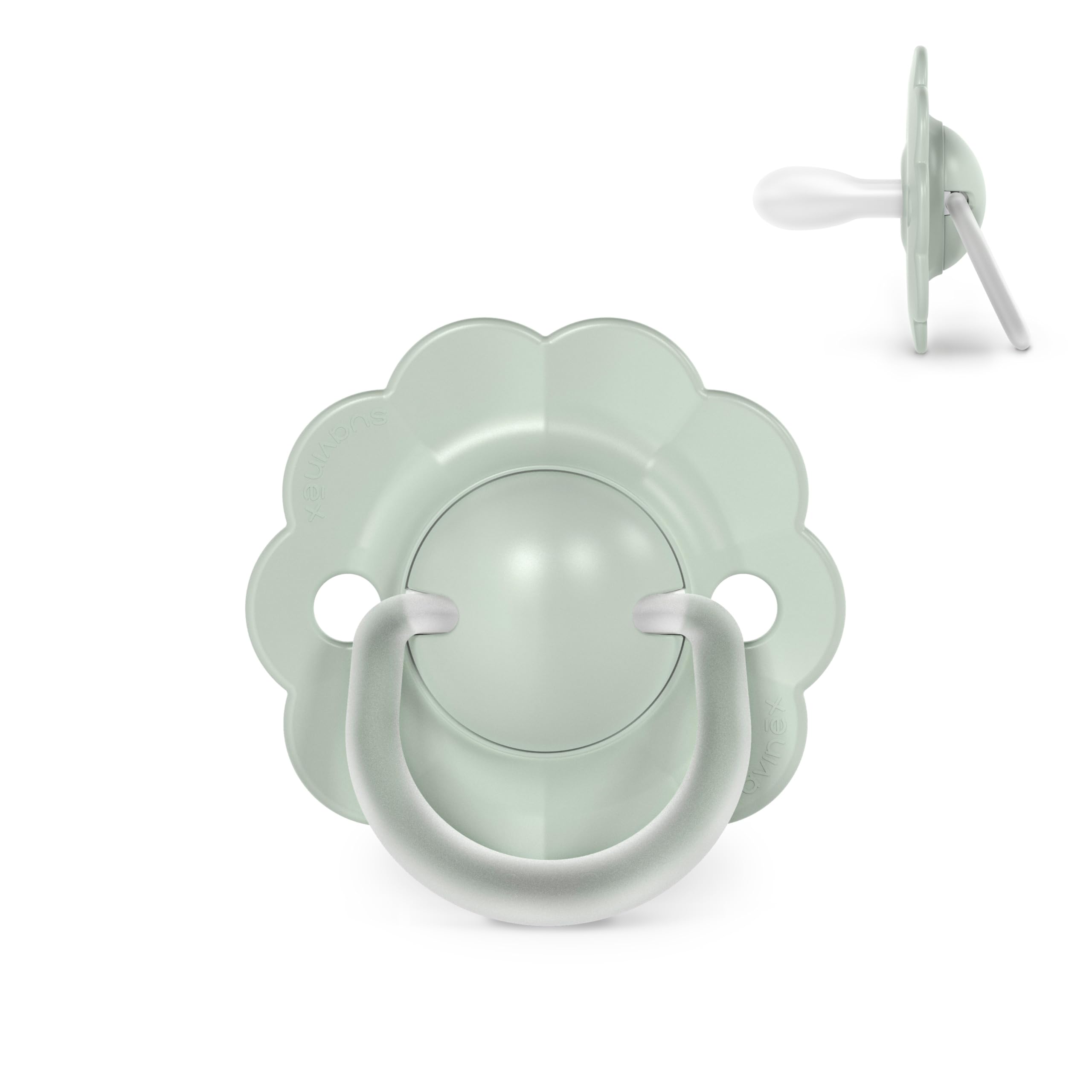 Suavinex, Chupete Bebés 6/18 Meses, con Tetina Fisiológica de Silicona SX Pro, Simétrica, Plana y Flexible, Respeta el Desarrollo Bucodental, con Anilla, Forma que Evita Rozaduras, Wonder Verde Liso — view 17