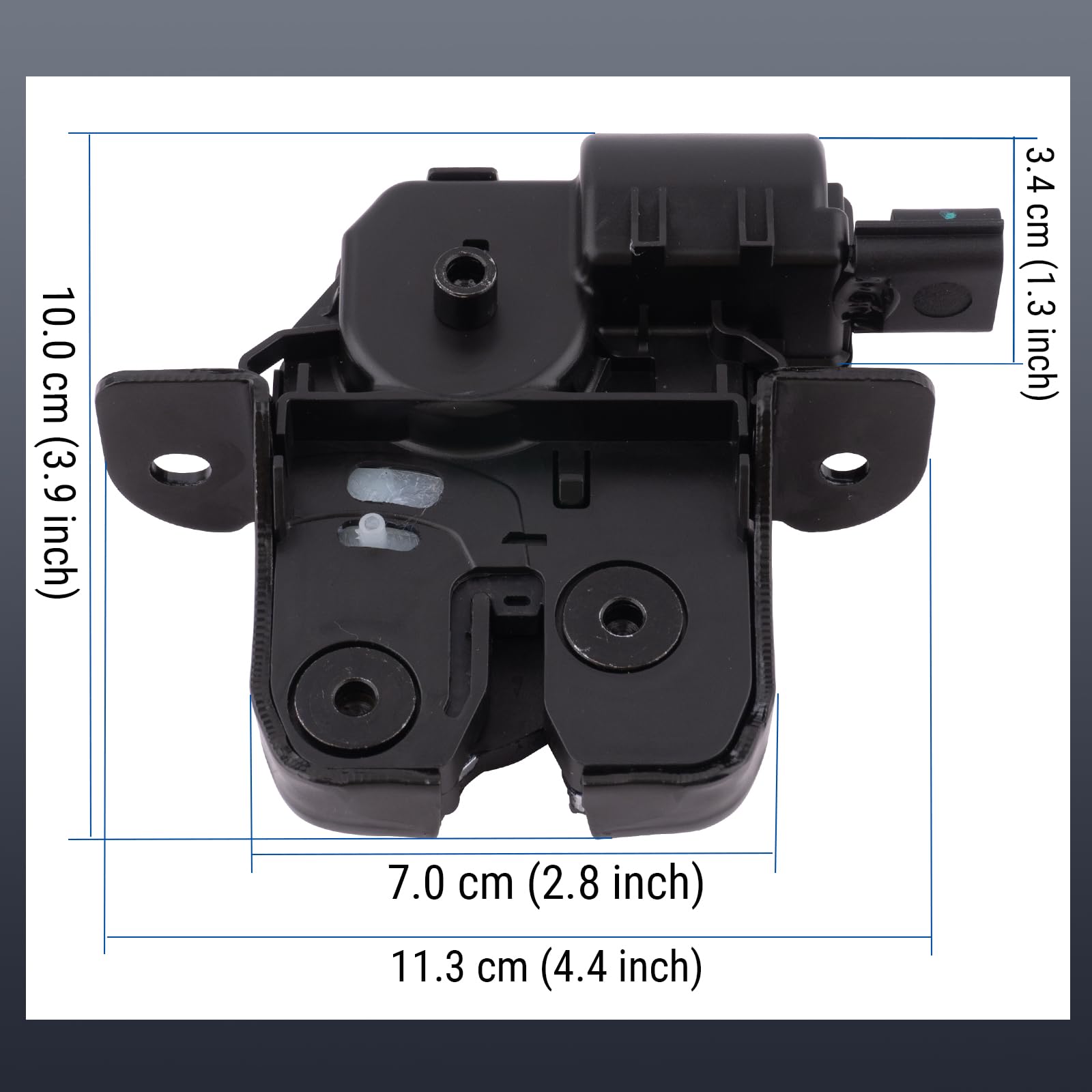 846300003R Attuatore Chiusura Portellone Posteriore Compatibile con Renault, Dacia & Nissan