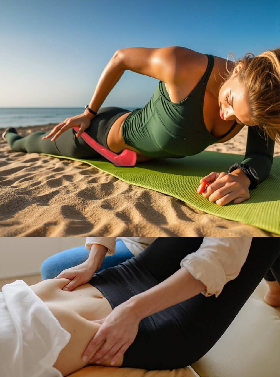 Hip Lever Hip Flexor Release Tool Tight Iliacus Deep Massage Psoas Pressure Iliopsoas