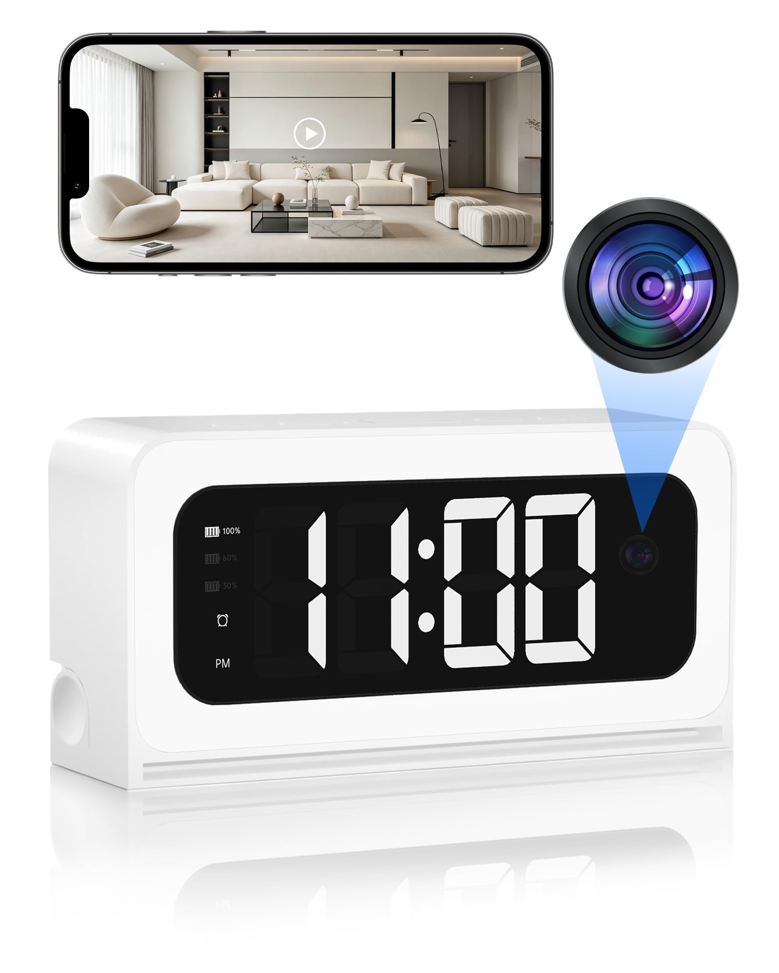 Slice Jelly 2K Clock Camera