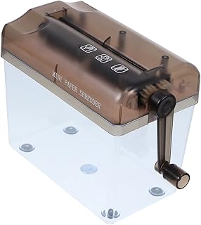 Ciieeo Trituradora De Papel Trituradora De Crédito Trituradora De Mão Trituradora De Papel Para Uso Doméstico Trituradora De Serviço Pesado Para Escritório Trituradora De Papel Em Casa