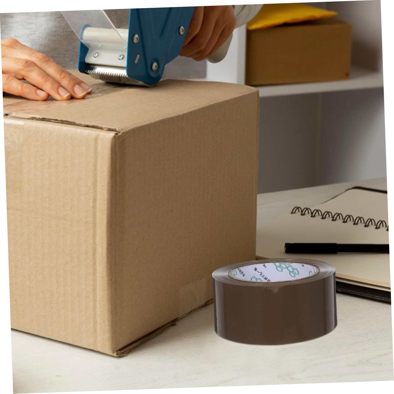 5rollen Versand-klebeband Hochfestes Packband für Umzugskartons Verpackungsklebeband mit Starkem Haftung für Versand und Haushalt