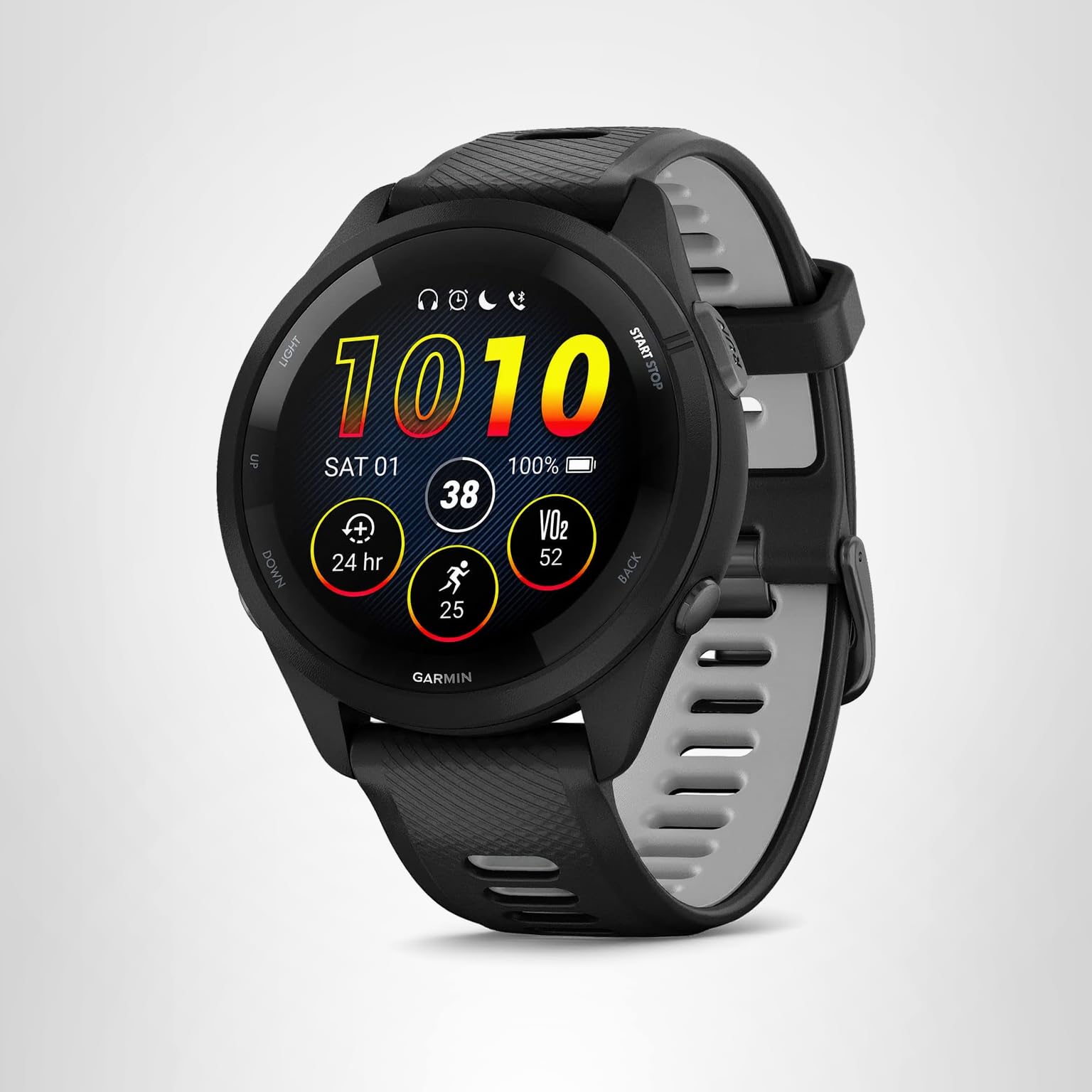 Amazon.com: Garmin Forerunner 265 跑步智慧型手錶,彩色AMOLED 顯示器