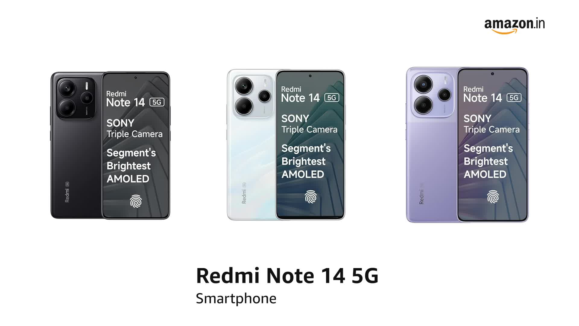 Redmi Note 14 5G (Mystique White, 6GB RAM 128GB Storage