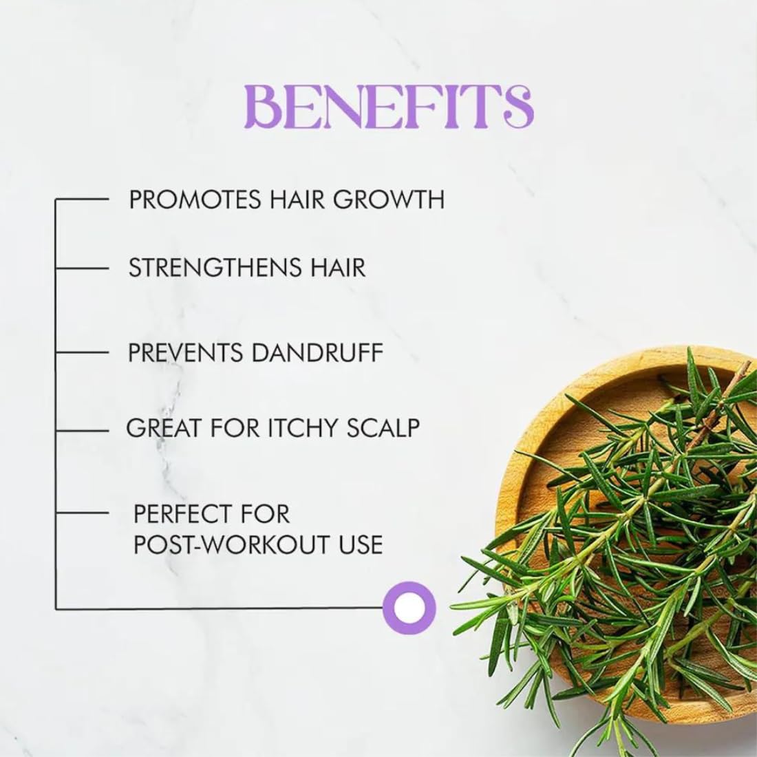 QLERIX Rosemary Water Spray Mist | Hair Growth Expert | Anti Frizz & Hairfall Control for Men & Women (200 ML) 4
