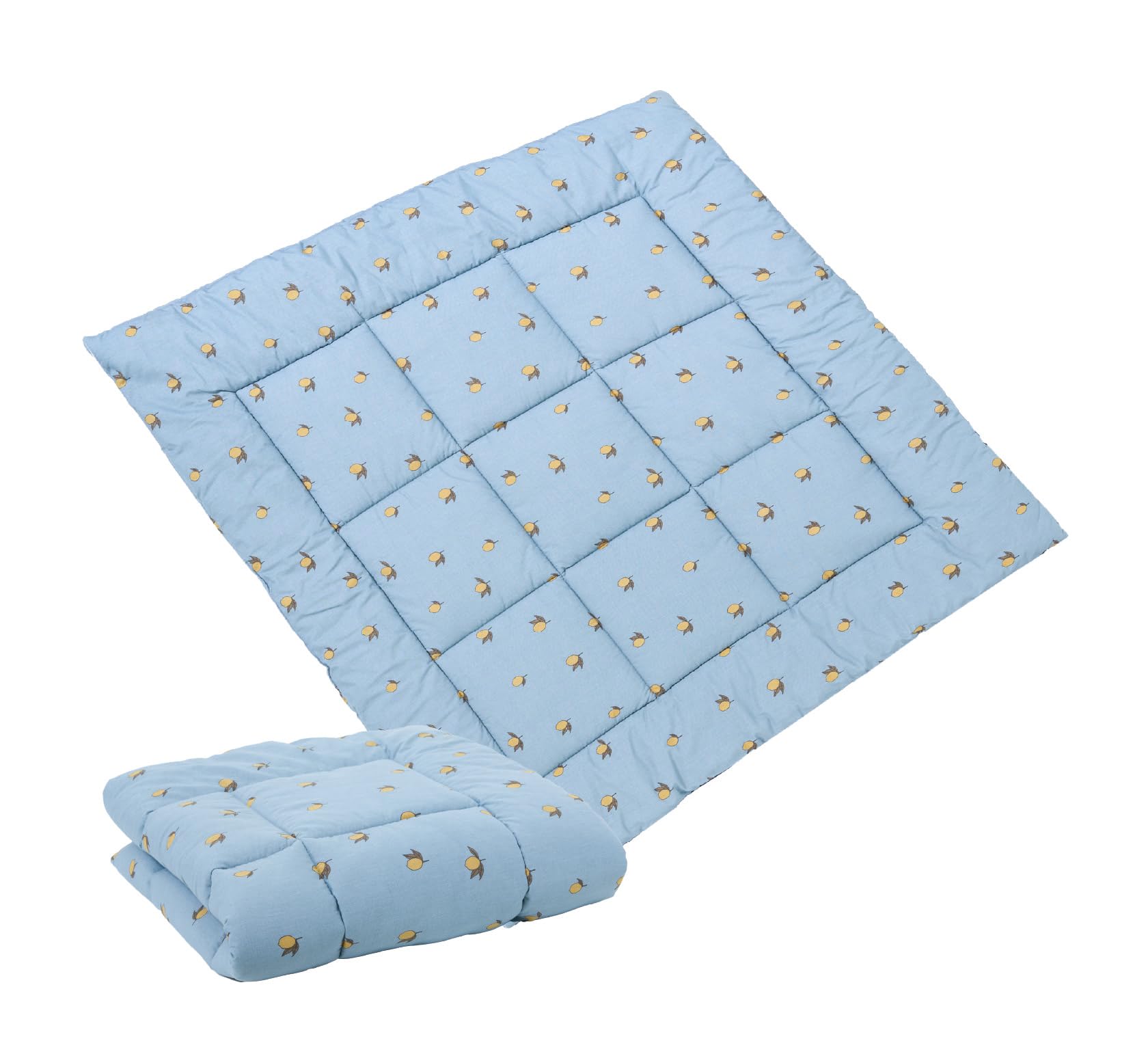 molis&co. Alfombra de Juegos para bebé. Alfombra Infantil extragrande 120x120cm plegable, portátil, Tapete de suelo niños pequeños y bebés. OEKO TEX 100. (Dusty Rose, 120x120 (Cuadrada)) — view 12