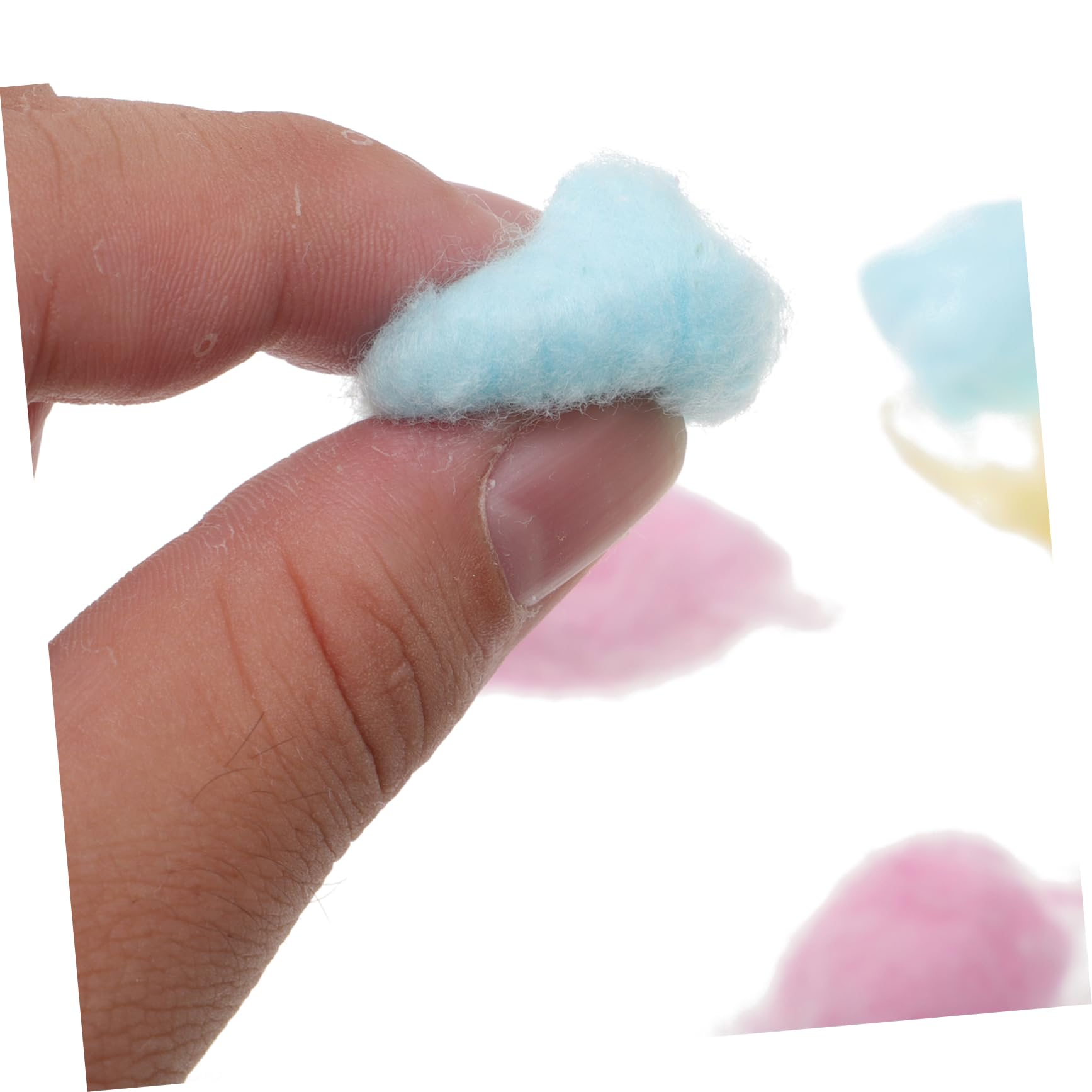 Pack Bolitas Algodón Para Desmaquillante Limpieza Facial Colores Suaves