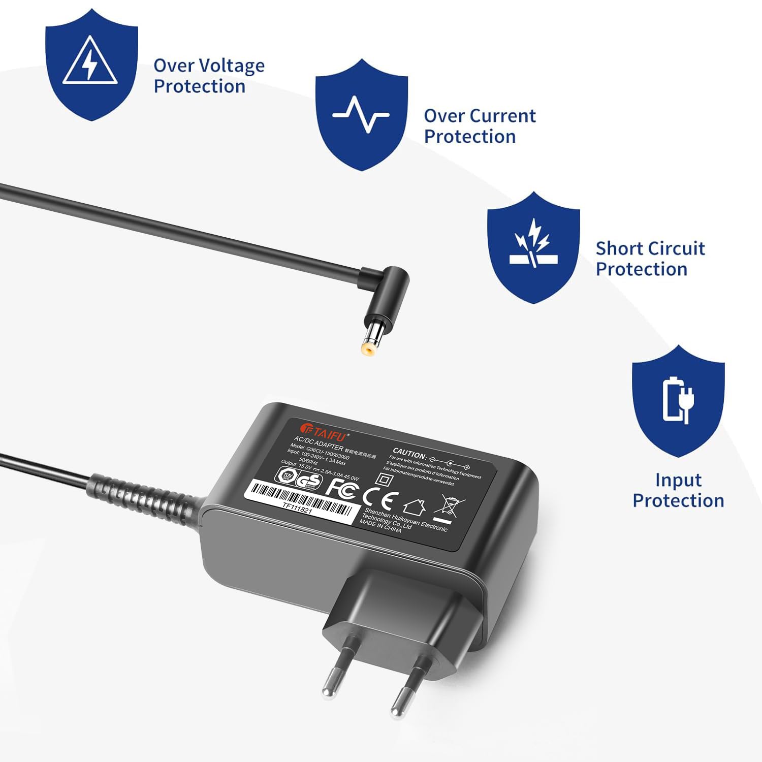 KFD Alimentation Chargeur pour Honiture S11 S12 S12US 25.9V 2500mAh Bosch Athlet Flexx Z00 BCH6ZOOO 25V 25.2V Cordless Vacuum Cleaner Stick Vac DC30V 500mA 0.5A Aspirateurs Adaptateur