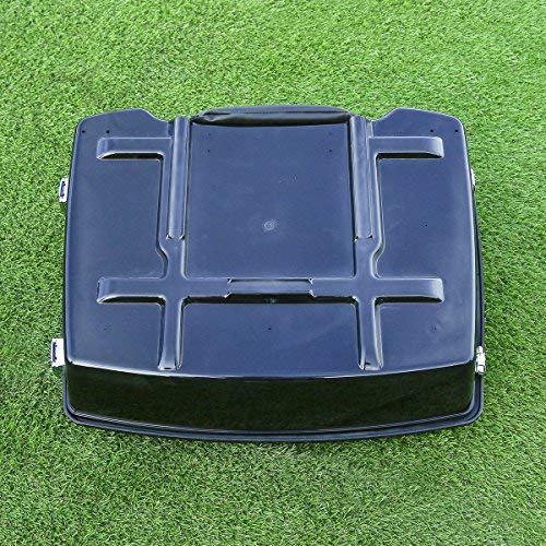 TCT-MOTORPARTS Vivid Black Chopped Trunk & Backrest para Harley 1997-2013 Touring Electra Glide Ultra Limited Street Glide Raod Glide miniatura 6