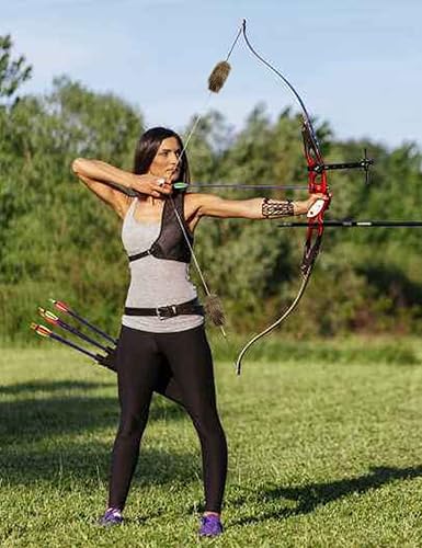 Miniatura 5 de THREE ARCHERS 2pcs String Silencer Traditional Archery Bowstring Dampeners Beaver Balls to Reduce Vibration and Noise for All Archery Bow