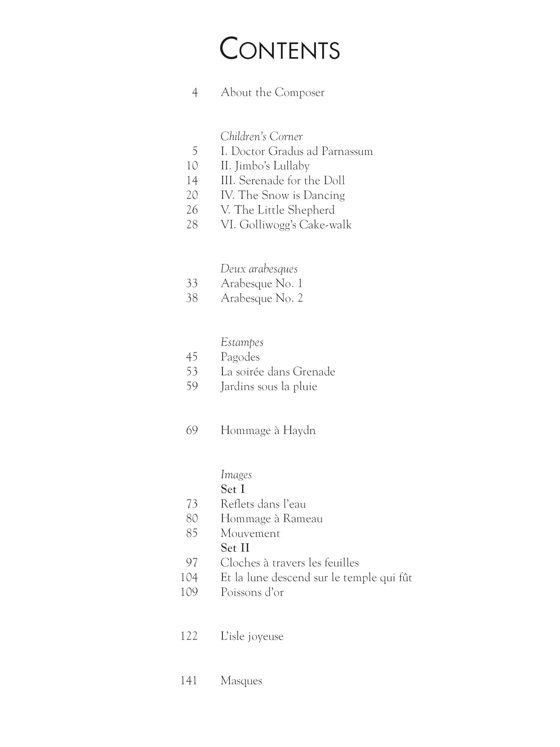 DEBUSSY - FAVORITE PIANO WORKS: SCHIRMER LIBRARY OF CLASSICS VOLUME 2070 (SCHIRMER'S LIBRARY OF MUS (Schirmer's Library of Musical Classics, 2070)