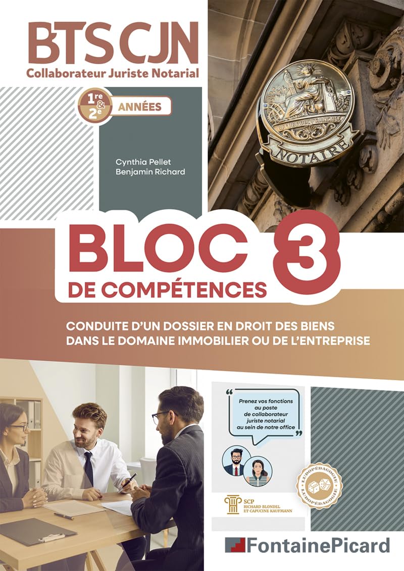Conduite d'un dossier en droit des biens dans le domaine immobilier ou de l'entrerpise BTS CJN