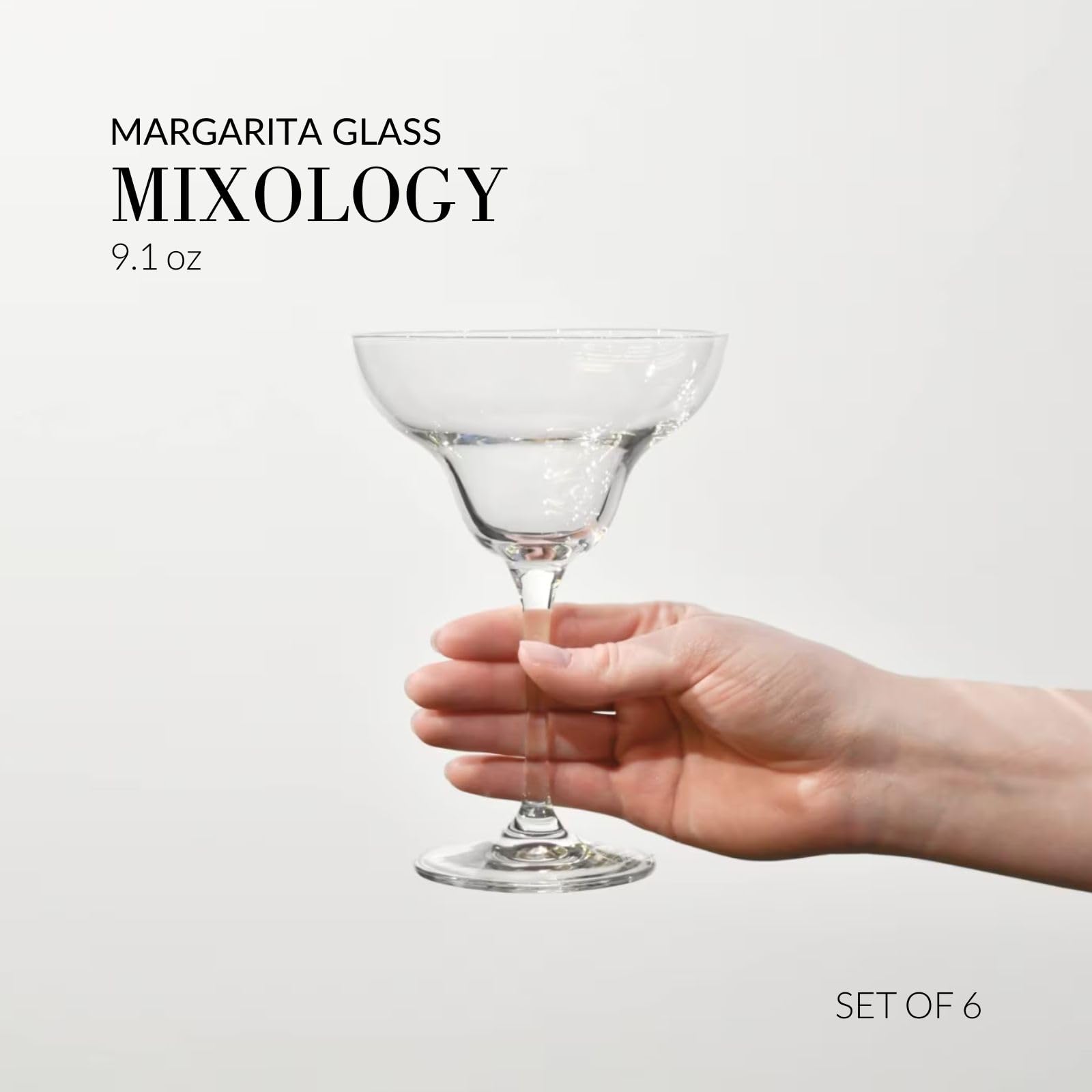 Vikko Margarita Glasses, 10 Ounce, Crystal Clear Set Of 4 Margarita Glasses Elegant Glassware For Margaritas Pina Coladas And Cocktails