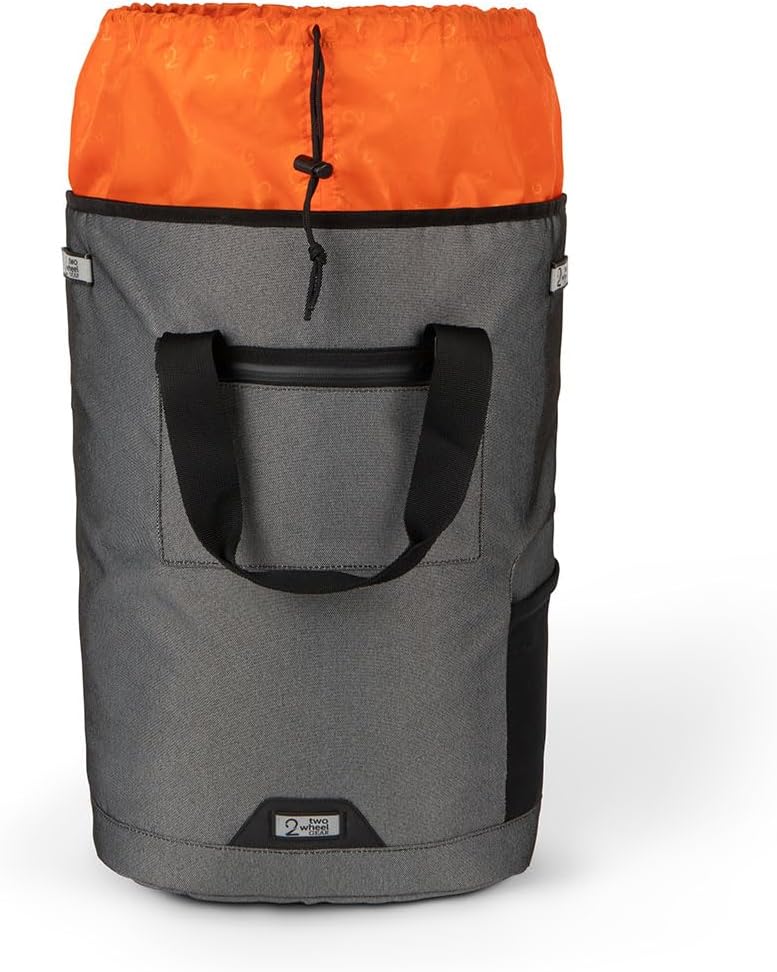 Two Wheel Gear Solo Market Pannier, 30L Bike Grocery Bag, Graphite Grey, 14x19x8 inches - Image 7
