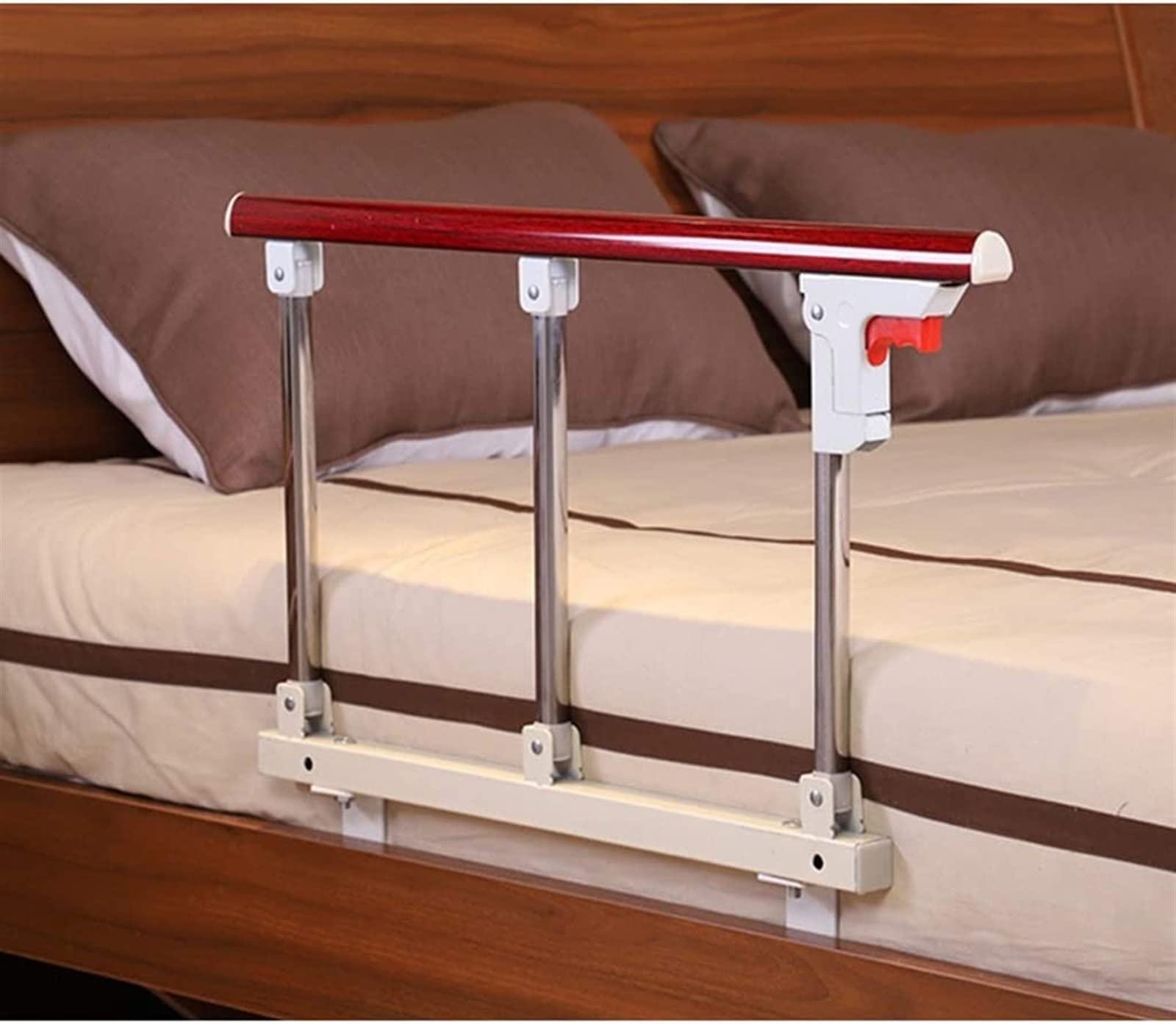 Barrière de lit auxiliaire pour personnes âgées rampe pliante anti-chute