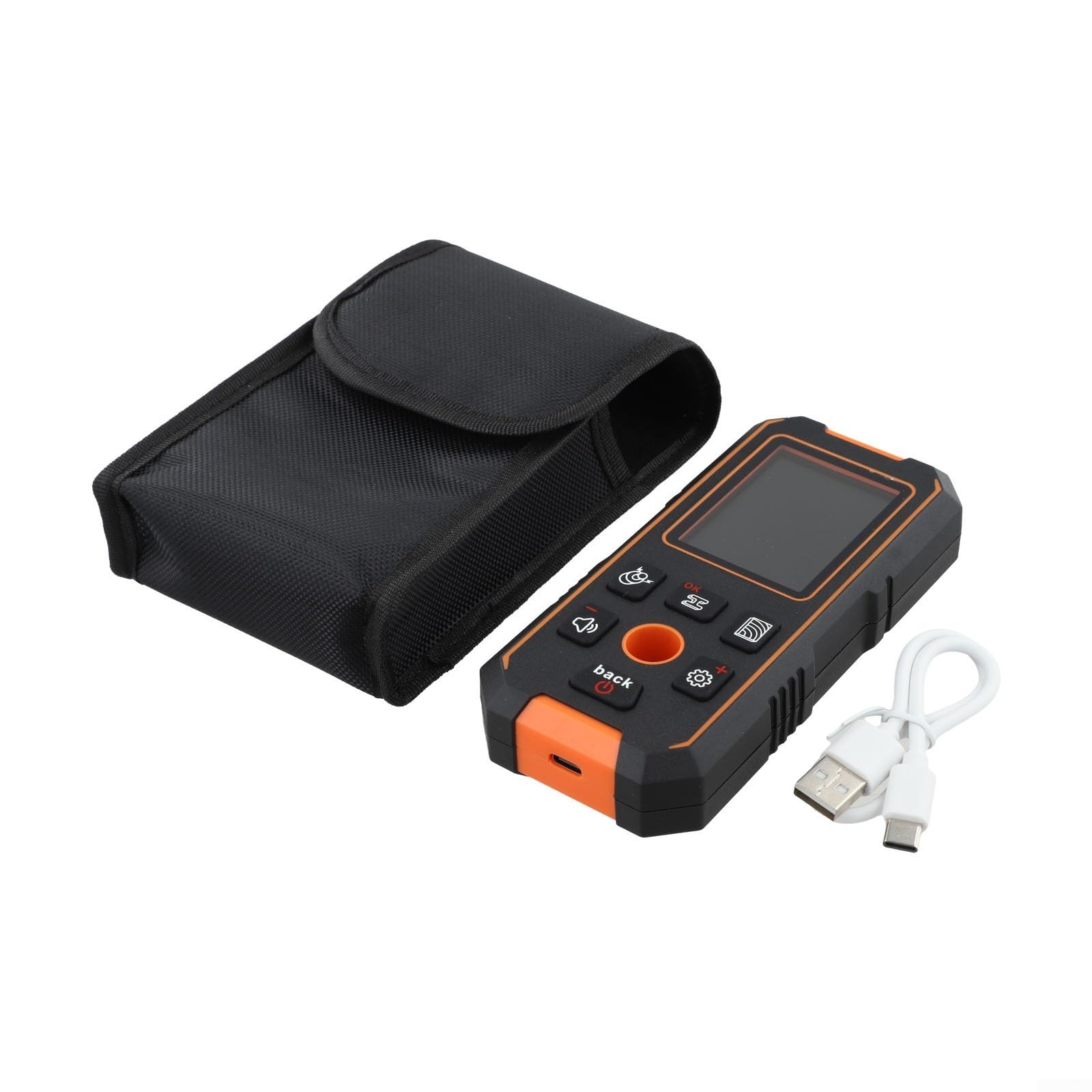 Détecteur de goujons mural avancé NF-513 – Détecteur de faisceaux multi-mode pour tuyaux métalliques, fils sous tension, solives, charge USB de 8 cm de profondeur
