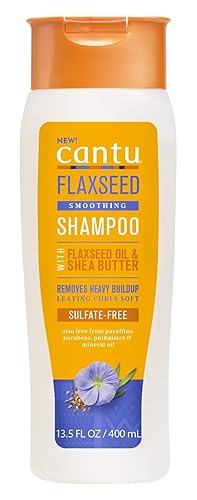 Cantu Champú de linaza 13.5 onzas (13.5 fl oz) (paquete de 2)