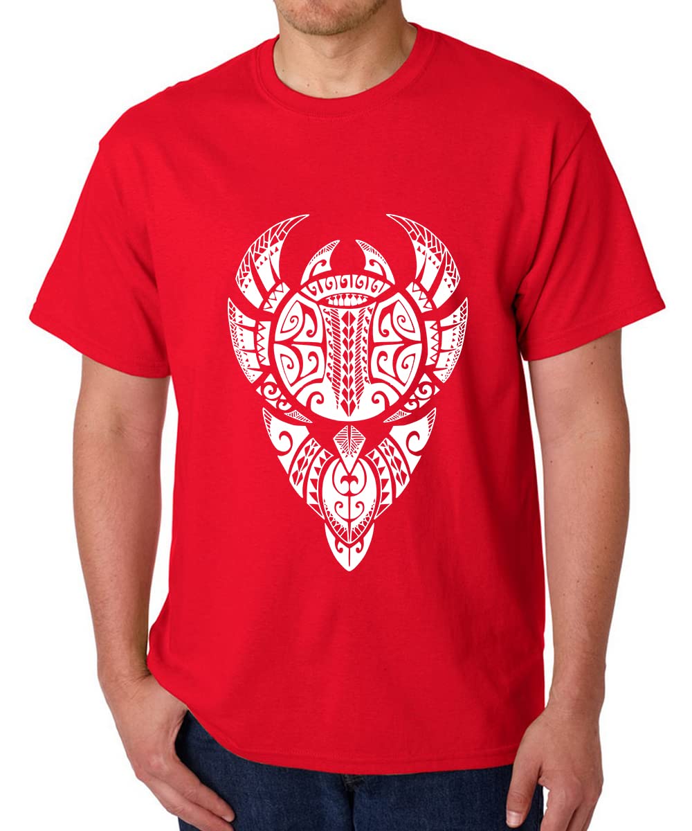 Caseria Men's Round Neck Cotton Half Sleeved T-Shirt with Printed Graphics - Design Wing