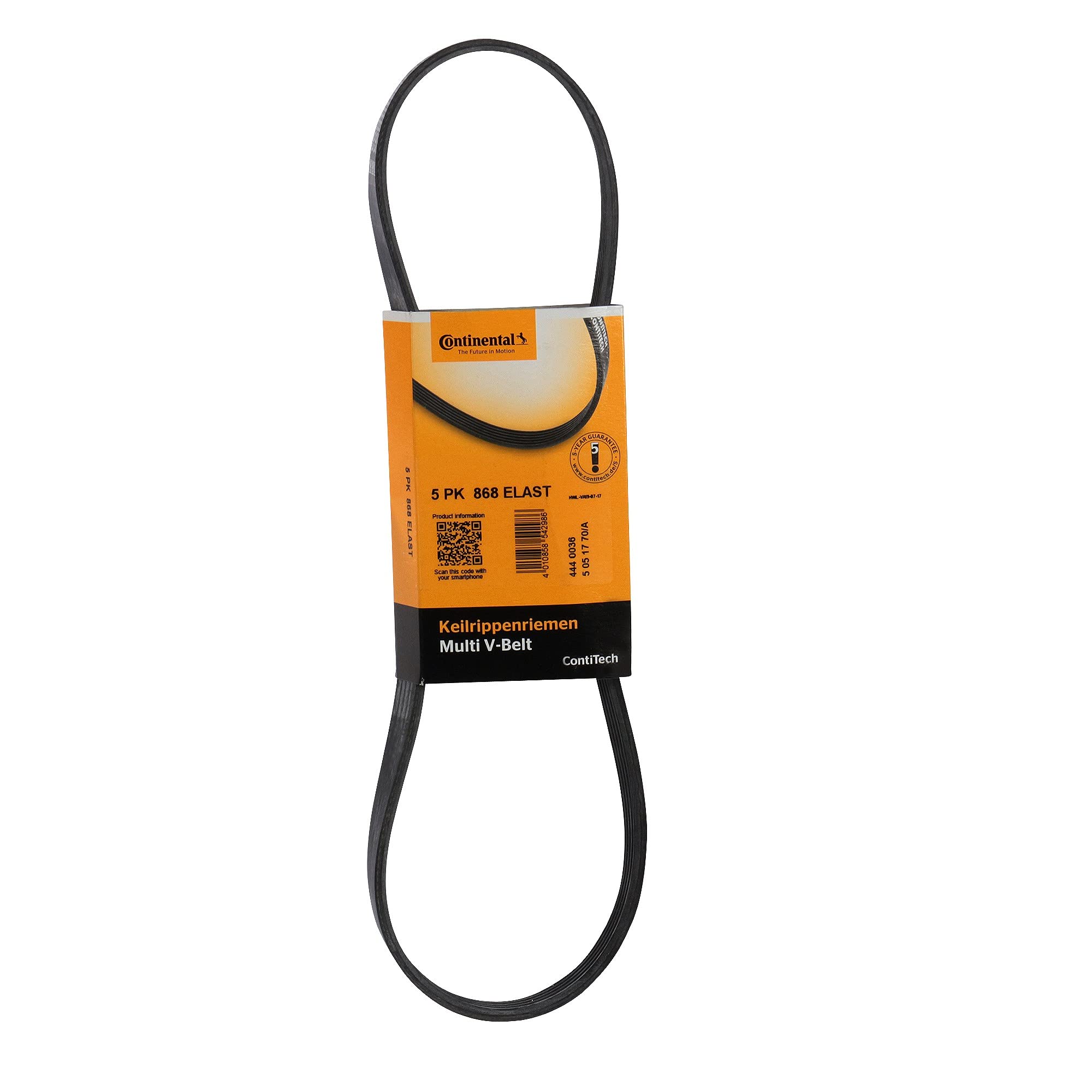 CONTITECH 5PK868ELAST V-ribbed Drive Belt