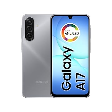 Celular Samsung Galaxy A17, 256GB, 8GB, 50MP Tela 6.7", IP54 - Cinza