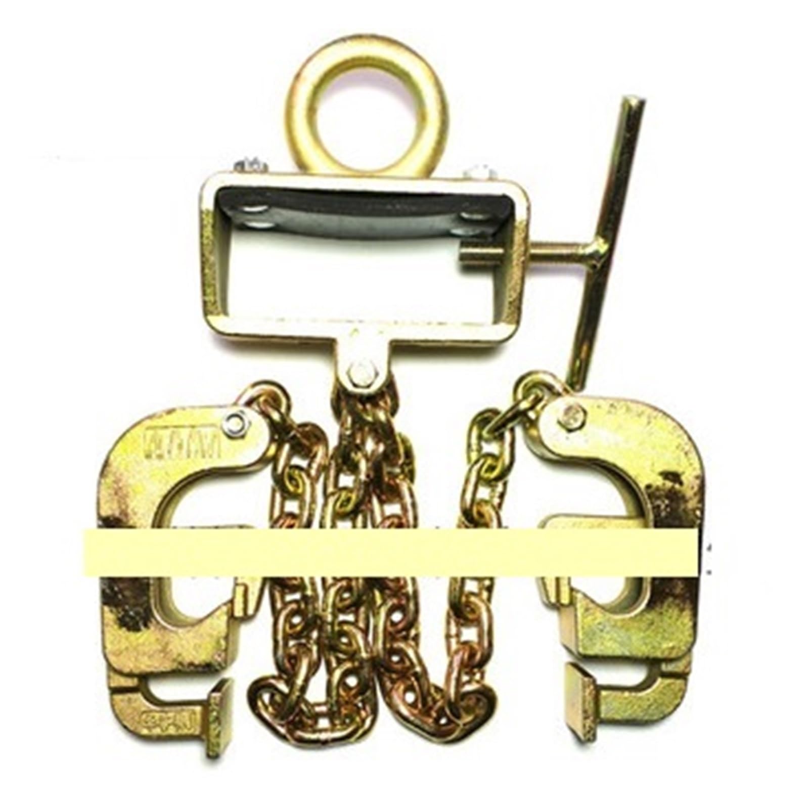 Hebekette, 1Tonne for 2-Fass-Eisen-Fassheber, Clip-Hängeklemme, Fass-Kettenschlingenhaken(40020033)