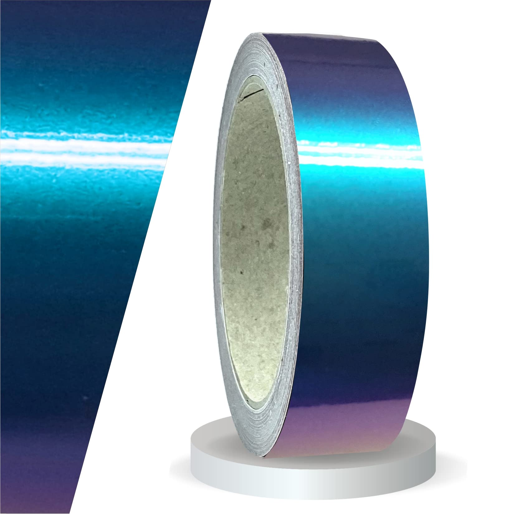 Siviwonder Zierstreifen Mint Glanz - 5mm X 10m Dekorfolie Für Auto, Boot Und Modellbau