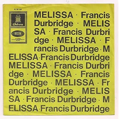 MELISSA-Thema / Titelmusik - WALTER AND CONNIE REPORTING / Francis Durbridge / Odeon Studio-Orchester Leitung Ferdy Klein / Schrifth&uuml;lle / Deutsche Pressung / Odeon # O 23 143 / 7" Vinyl Single Schallplatte