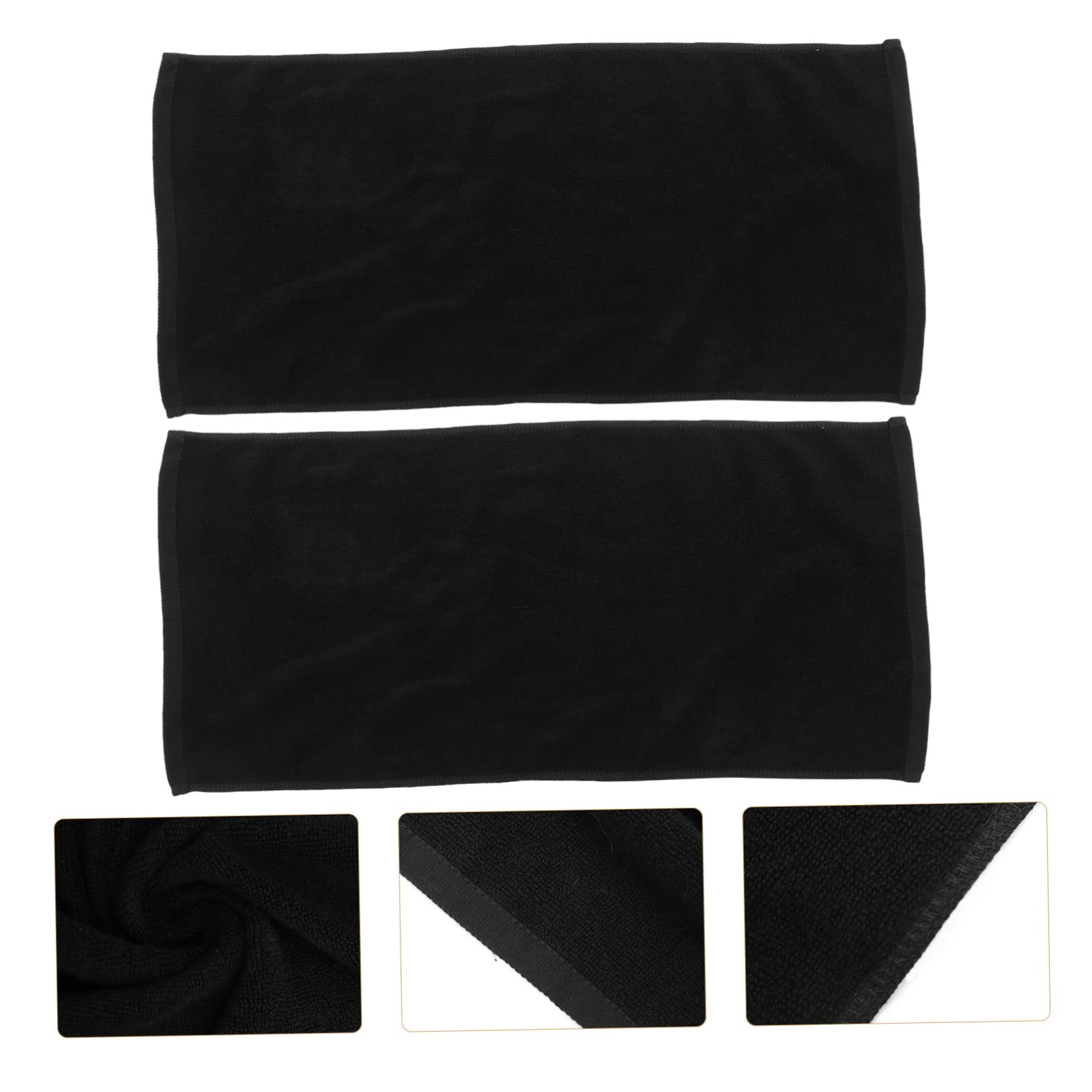 MUCKLILY 2Pcs Cotton Bathroom Towels Soft Facial Washcloths for Home Use Super Absorbent No Shedding Fading Stylish and Comfortable Design