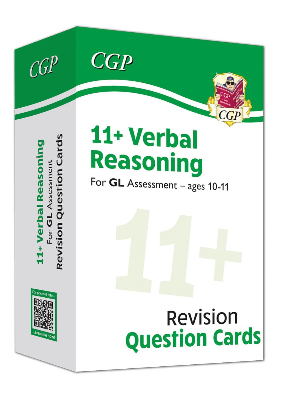 11+ GL Verbal Reasoning Revision Question Cards - Ages 10-11: for the 2026 tests (CGP GL 11+ Ages 10-11)
