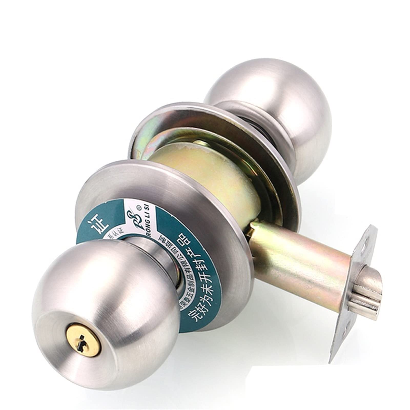 NHOSS Handle Door Lock with Spring Bolt for Bathroom Bedroom Office Women Bag Shop Wooden Door Hardware 1Pcs