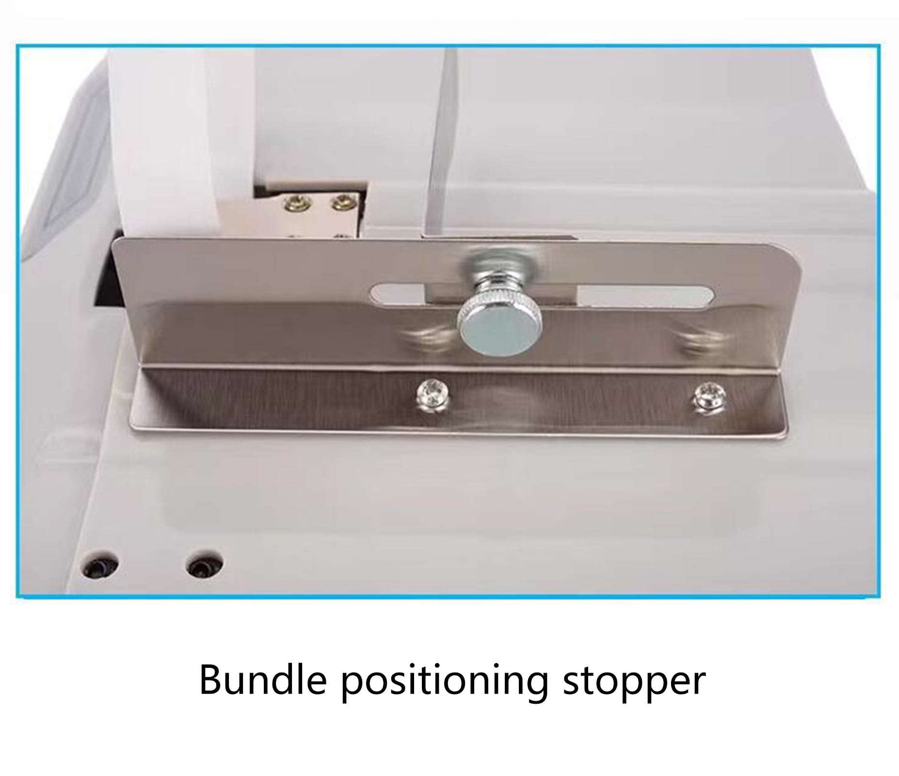 Kompakter Papier-Bundler mit Auto-Counting, 2s Fast-Bindung für Album-Karten, LCD-Display-Einstellbare Temperatur, tragbare elektrische Umreifungsmaschine für Büro
