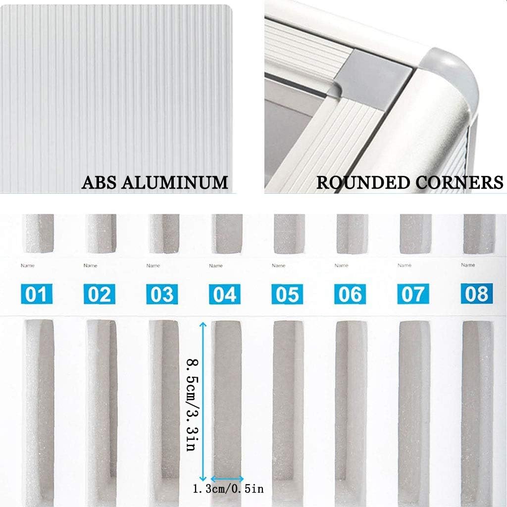 Metall Handy Aufbewahrungsschrank Safe mit Schloss 36 Holes Silber