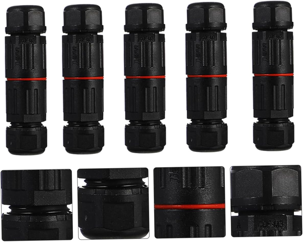 DOITOOL 30pcs Outdoor Cable Connectors Low Voltage Light Splice Quick Release No for Landscape Lighting Fire Retardant