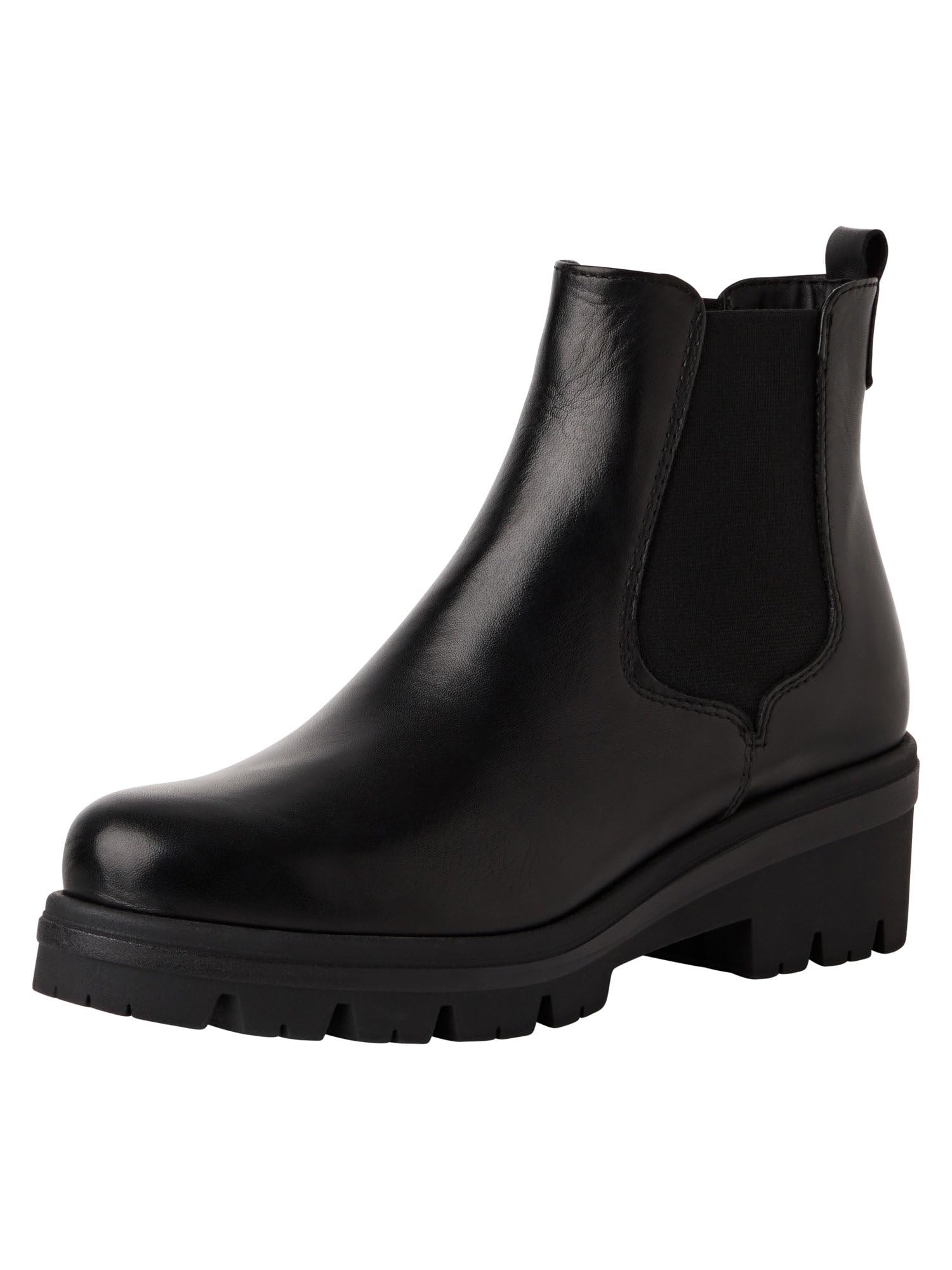 Tamaris Women's Leather Boots, black, 4 UK