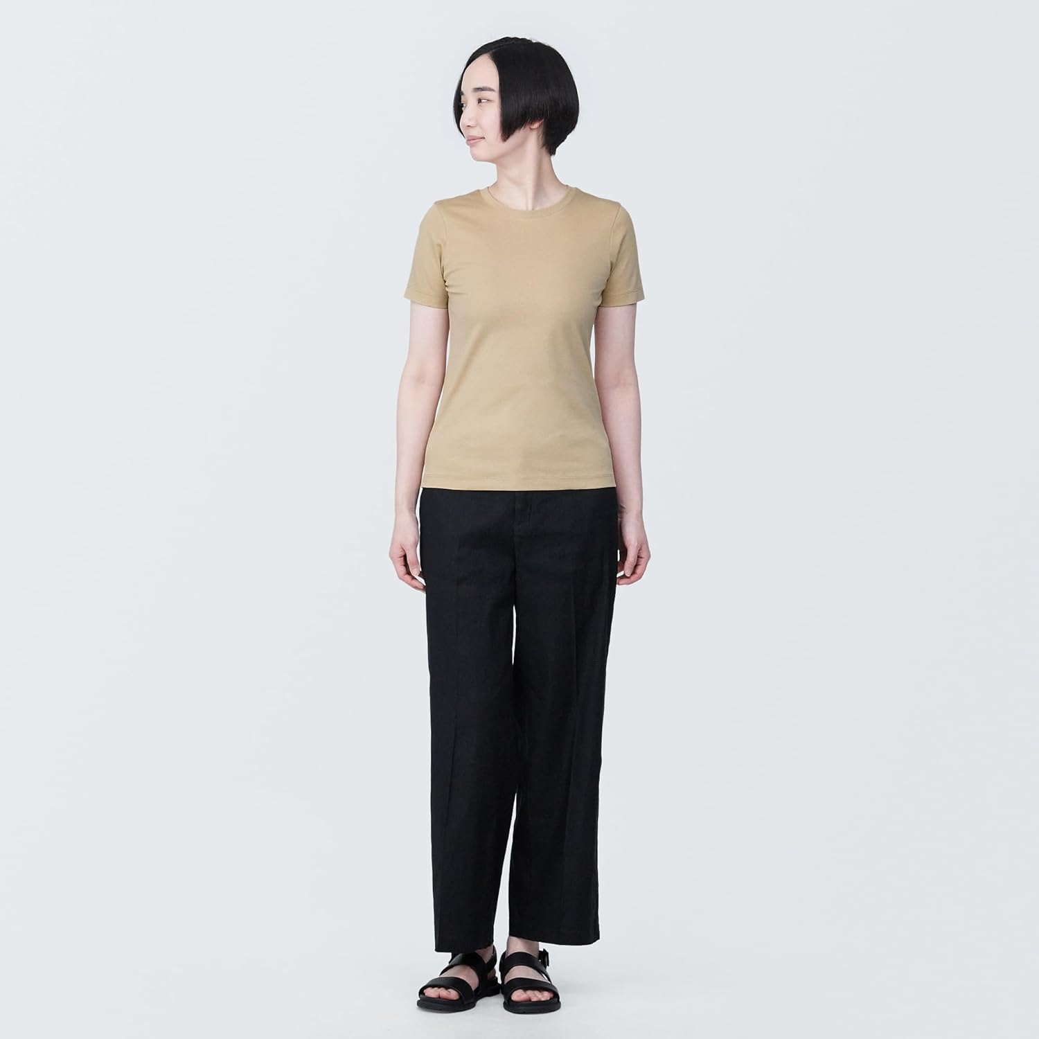 Tシャツの汗じみ防止機能を示すイメージ