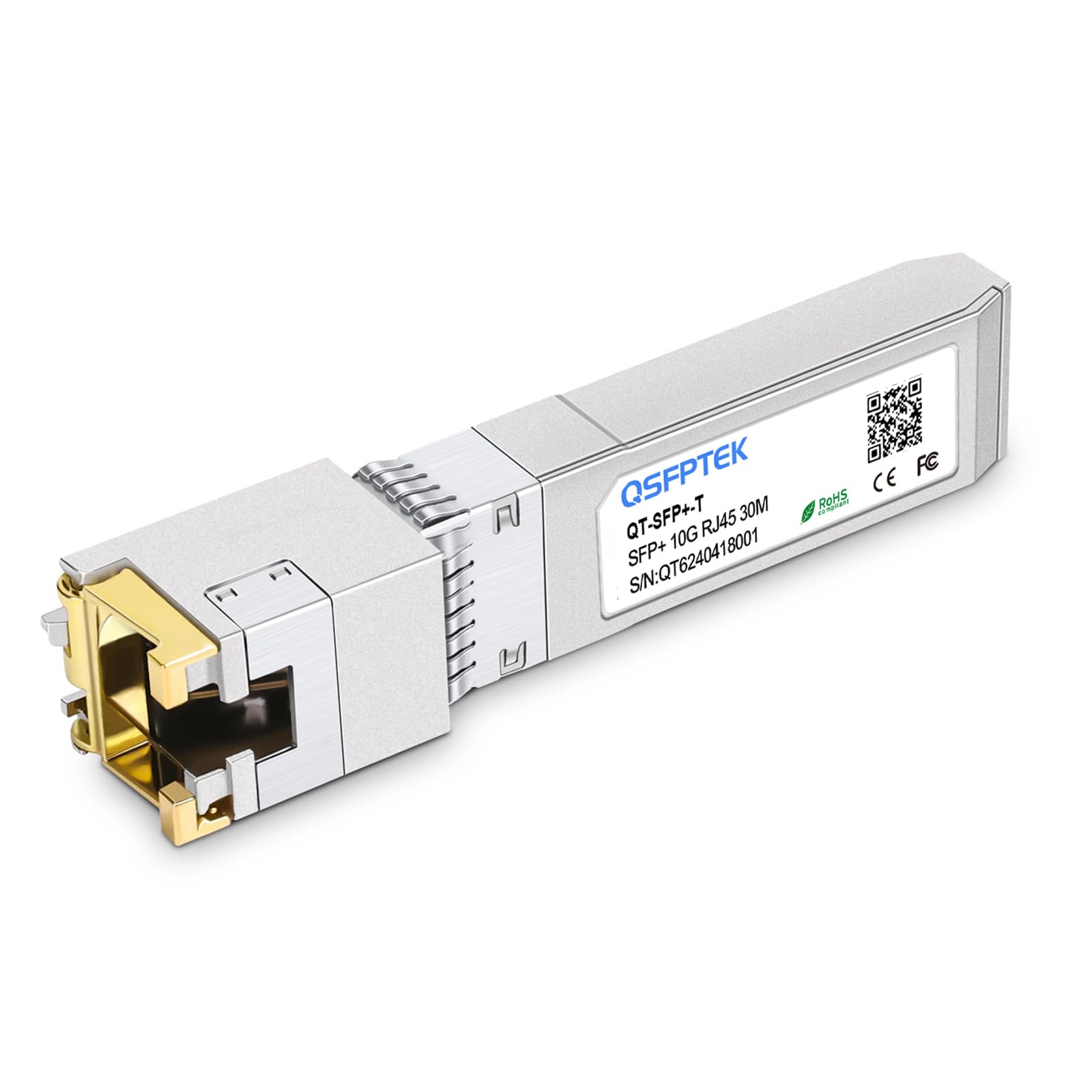 Modulo ricetrasmettitore di rete 10GBASE-T SFP+ RJ45, mini GBIC in rame da 10 Gb con chip Realtek aggiornato, compatibile con Cisco SFP-10G-T-S, Ubiquiti, Open Switch (10)