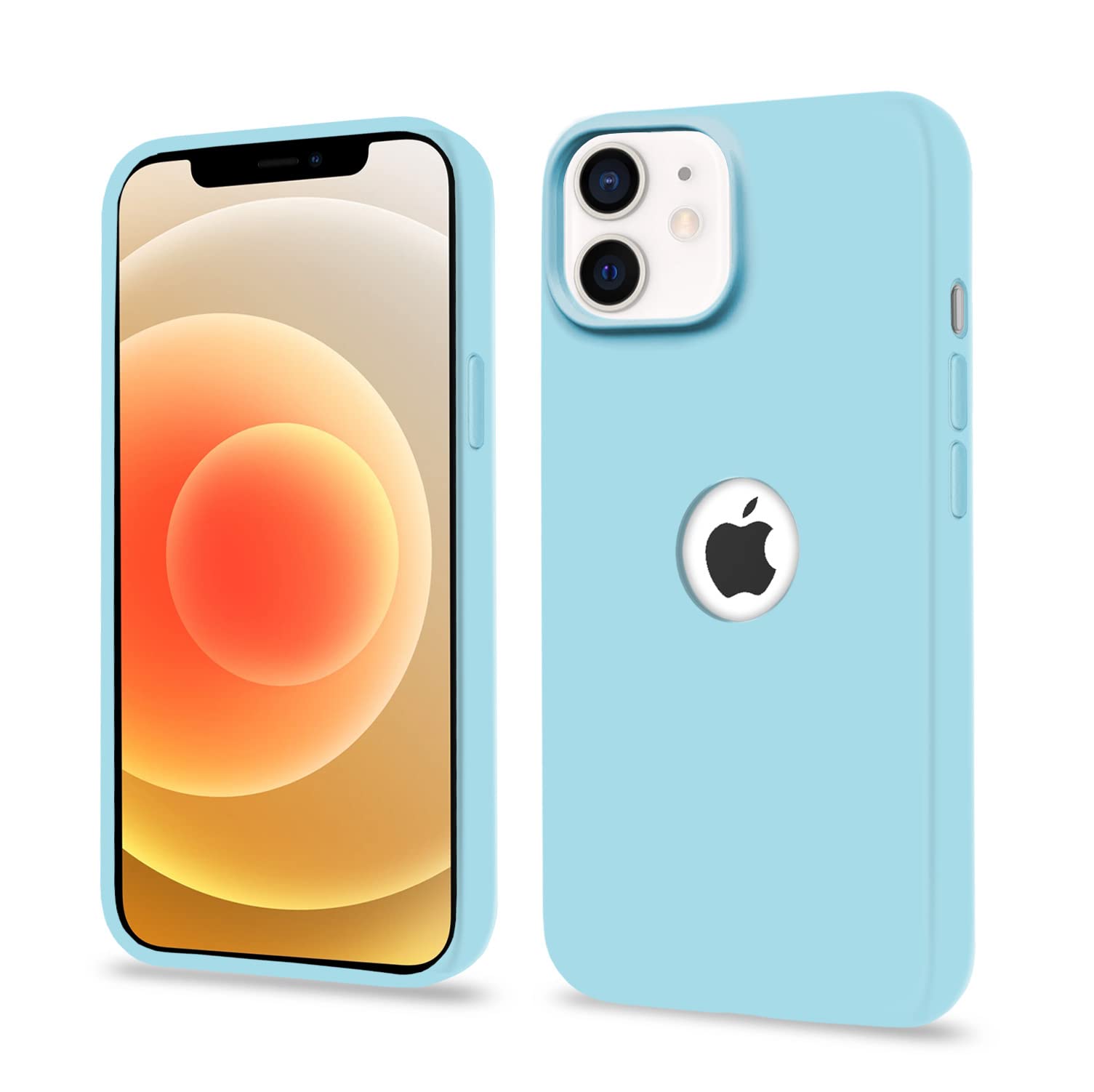Pikkme Back Cover | Full Camera Protection | Raised Edges | Super Soft Silicone | Bumper Case for iPhone 12 Mini (Sea Blue) (B0C3RN5ND2) Amazon Price History, Amazon Price Tracker