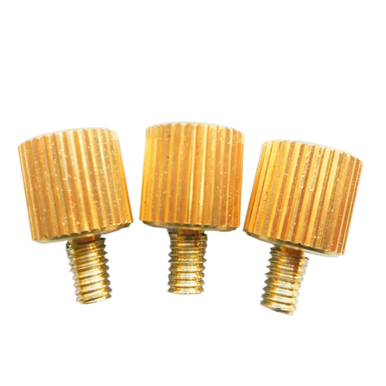 Viti a testa zigrinata, Viti a testa zigrinata in ottone M3-M6 a testa piatta zigrinata in diverse dimensioni e confezioni(10pcs,M3x6)