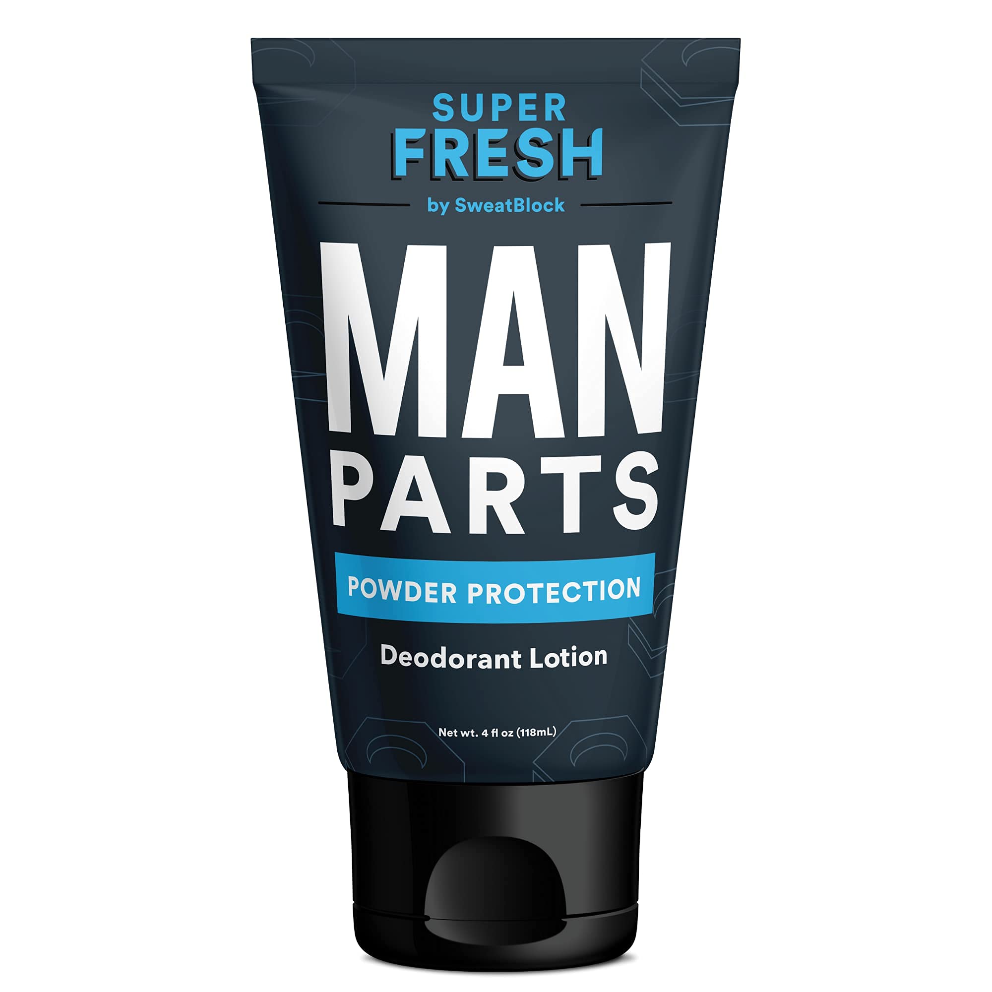 Super Fresh Man Parts Ball Deodorant for Men Aluminum Free Powder