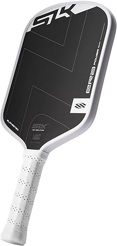 SLK by Selkirk ERA Power Pickleball Paddle  Carbono crudo + cara de fibra de vidrio para potencia y giro  Diseñado con núcleo de fusión dinámico